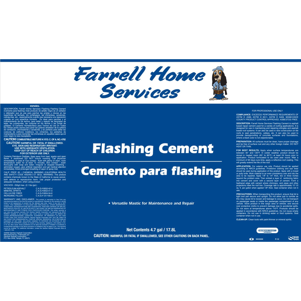 Farrell Coating Flashing Cement