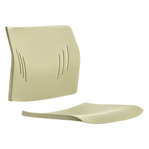  3085 OLIVE GREEN BARSTOOL SEAT & BACK (NO FRAME, SEAT ONLY)