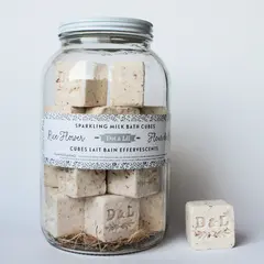 Dot & Lil Refill Bulk Display Jar Sparkling Milk Bath Cube