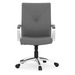 14010CHRGRY0509 - WREN EXECUTIVE CHAIR- Chrome & Gray