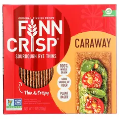 SNACK CARAWAY SOURDOUGH RYE THINS | 9/7 OZ