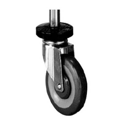 Advance Tabco EC-26RE A-Line Residential Product Casters for Chrome Wire Shelving Unit