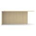 PL133R 71" BULLET DESK W/CORNER EXTENSION- RIGHT- Maple
