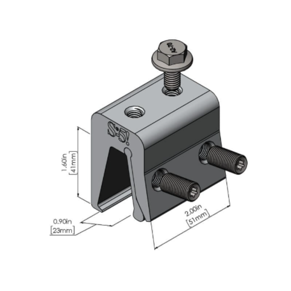 S-5-NH 1-1/2" Tall Clamps