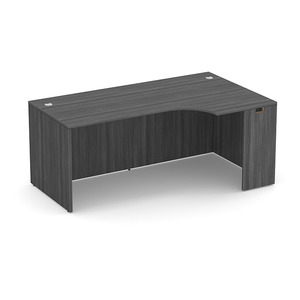 PL178R 71" RIGHT PORKCHOP 30"D- COASTAL GRAY