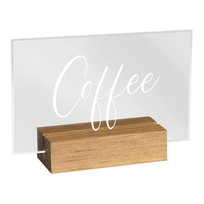 Cal-Mil 22336-1-99 "Coffee" Madera Sign