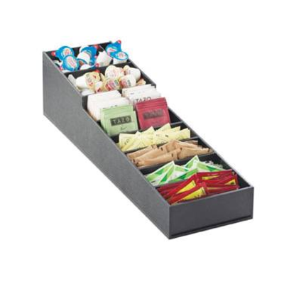 Cal-Mil 2059 6-1/2"W x 22-3/4"D x 6-1/4"H Classic Condiment Countertop Organizer