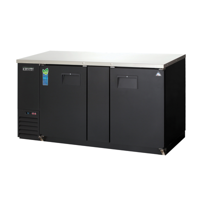 Everest EBB69-24 Back Bar Cooler Cabinet 2 Solid Doors, 115v, NSF - 20 cu. ft.