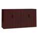 PL152 37"h STORAGE CABINET- Mahogany