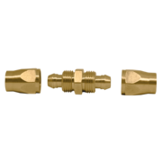 Polyurethane Brass Hose Splicer (5/16 Barb, 5/16" Barb) Bulk Packed