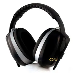 BLACK EARMUFFS, HEADBAND STYLE, NNR 26 DB, 12/CS