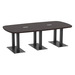 PALAR7636N-BLACK, Arena Conference Table with Palmer Base - Black