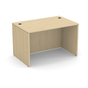 PL121 30"D x 48"W DESK SHELL- Maple