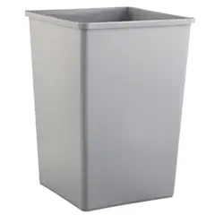 RUBBERMAID HANDS-FREE TRASH CAN 35 GALLON GRAY   RUB137CGR    1/EA