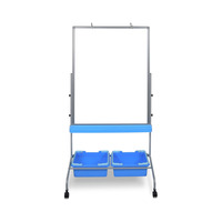 LUXOR L330 Classroom Chart Stand with Storage Bins