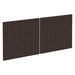 PL44LDLOCK - PAIR LAMINATE HUTCH DOORS W/LOCK - Espresso