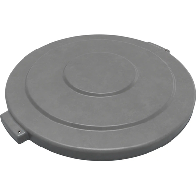 Carlisle 84105623 Trash Bin Lid, 27" Dia, Snap Locks, Gray, NSF