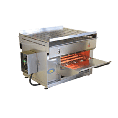Equipex CT-3000 12 in. Wide Conveyor Belt Sodir Conveyor Sandwich Toaster