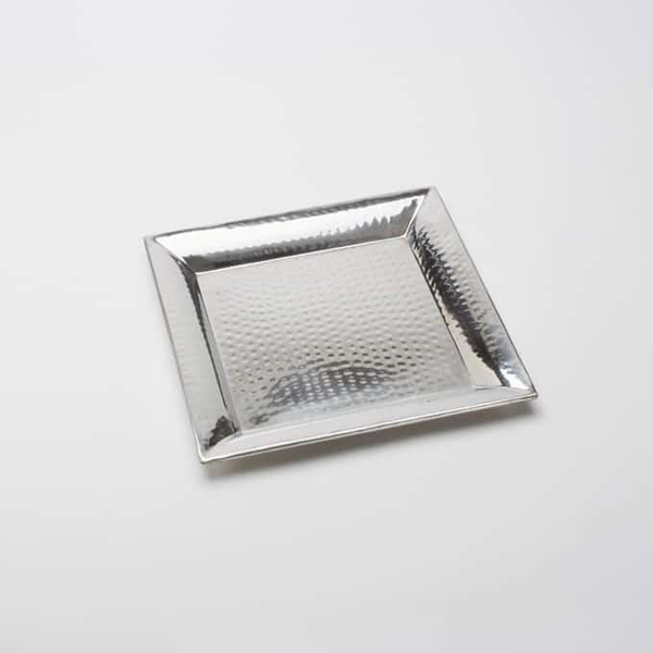Square Hammered Trays