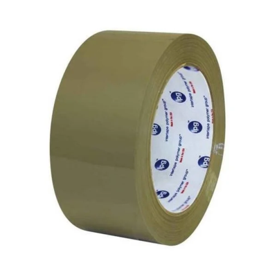 Box Sealing Tape - Hand Roll - 48 mm x 100 m - 1.85 mil - Tan