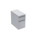 CMPBFSILVER COMPACT METAL PEDESTAL- SILVER