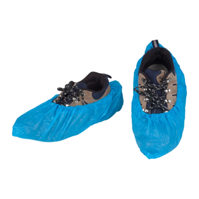 Shoe Covers - Polyethylene - Blue