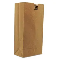 16# GROCERY BAG, 7-3/4 X 4-13/16 X 16, DURO 500/BD   18416