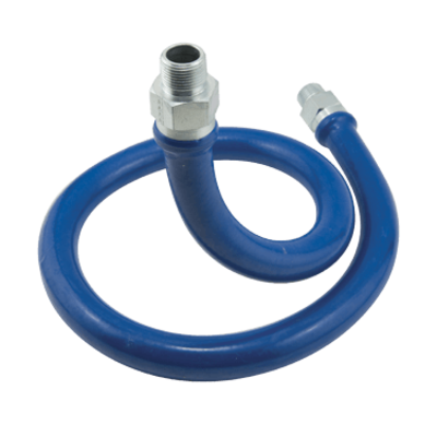 Dormont Manufacturing 1650BP48BX Dormont Blue Hose Moveable Gas Connector Hose 1/2" Dia.