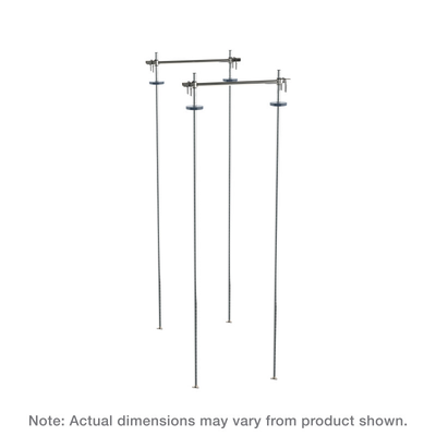 Metro TTA18C Super Erecta & Super Adjustable Top-Track Stationary Intermediate Unit Kit 18"W