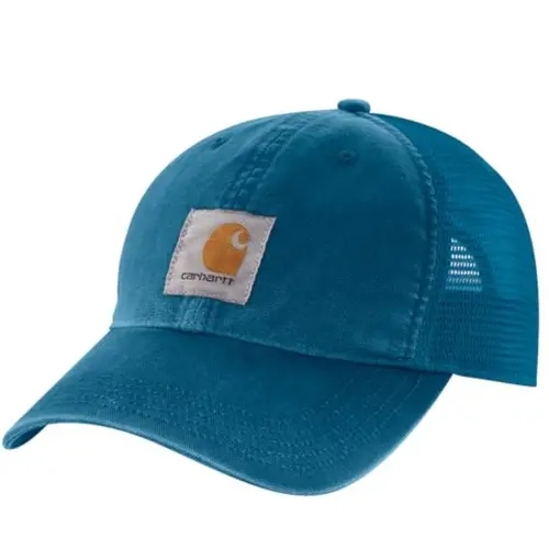 CARHARTT 100286 - Canvas Mesh-Back Cap - Glass Blue