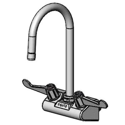 T&S Brass 5F-4WWX05 Equip Faucet 4" Wall Mount