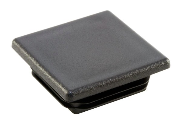 2 1/2" X 1/2" SQUARE TAPERED RIBBED PLUG PE-LD BLACK