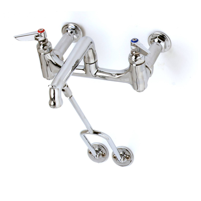 T&S Brass B-0650-BSTP Service Sink Faucet 8" Centers