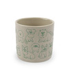 Mug White Green Dogs