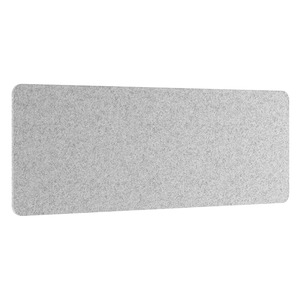 PLTPETP 15"H x 42"W PET PRIVACY PANEL - Ash