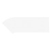 PBTC36R 36" CORNER TRANSACTION TOP RIGHT- WHITE