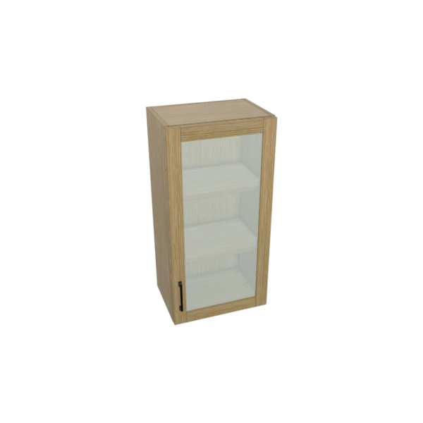 Chelsea Glass Door Wall Cabinet Kit - 18”x 36” X 13”