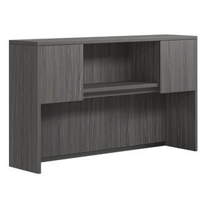 CLAHU3001- Hutch with 2 Laminate Doors- Coastal Gray