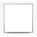 LUXOR WB4848W 48"W x 48"H Wall-Mounted Magnetic Whiteboard