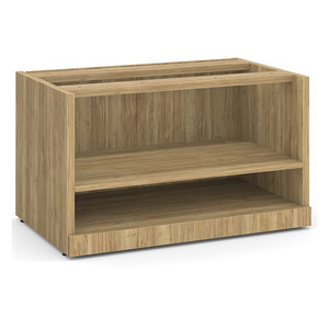 PL1013 OPEN BOOKCASE 21"H- ASPEN