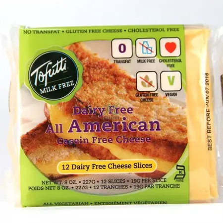 CHEESE VEGAN SOY AMERICAN SLIC | 12/8 OZ
