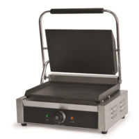 Global Solutions GS1620 Panini/Sandwich Grill with Flat Plates