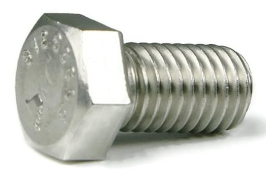 7/16" - 20 X 0.60" HEX HEAD CAP SCREW REDUCED SHANK 416 SS PLAIN PER PRINT