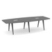 SIGBS4237N-WOOD - 10 ft. Boat Shape Signature Conference Table With Wood VA Legs