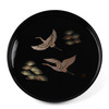 Tray Cranes Pine Black 12"