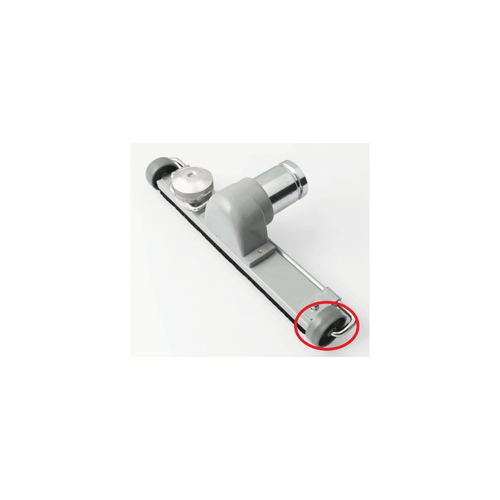 Nilfisk Advance - Z820123 - Fixed Wheel D.40 Pvc Grey Mobile Sucker