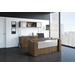 PLTHATEP30MOD72 Deluxe Electric Height Adjustable Laminate Desk 72"- MODERN WALNUT AND SILVER
