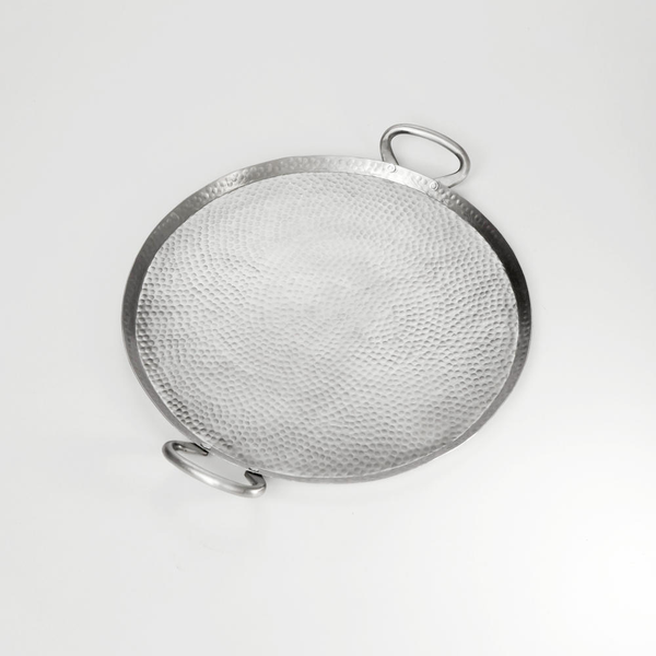Hammered Stainless Steel Griddles & Stands