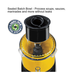 Waring WFP14S Commercial Batch Bowl Food Processor 3.5 Qt.