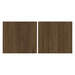  PL44LD - PAIR LAMINATE HUTCH DOORS - Modern Walnut